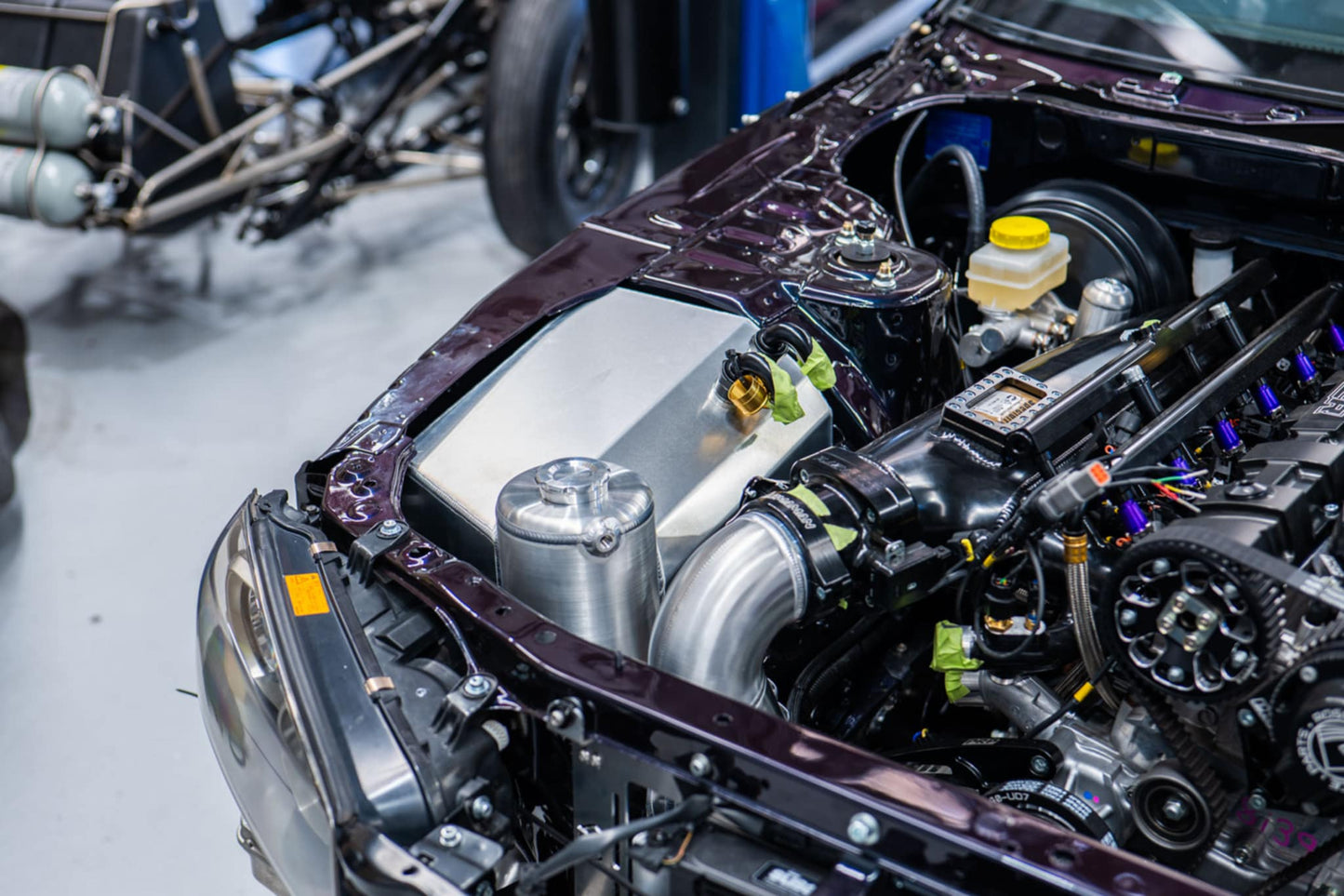 R34 GTR | 9L Dual-Stage Baffled Catch Can & Coolant Overflow Combo