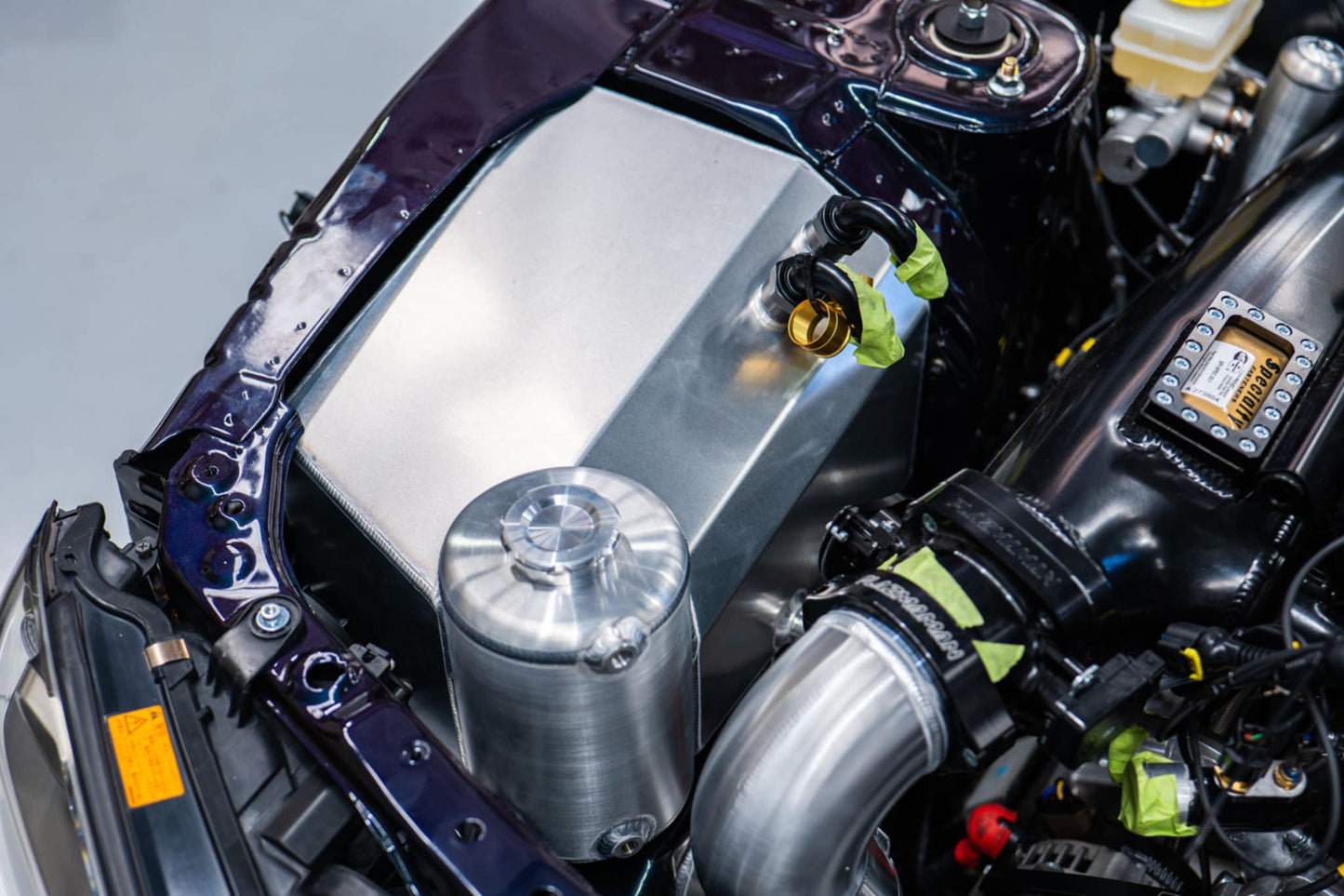 R34 GTR | 9L Dual-Stage Baffled Catch Can & Coolant Overflow Combo